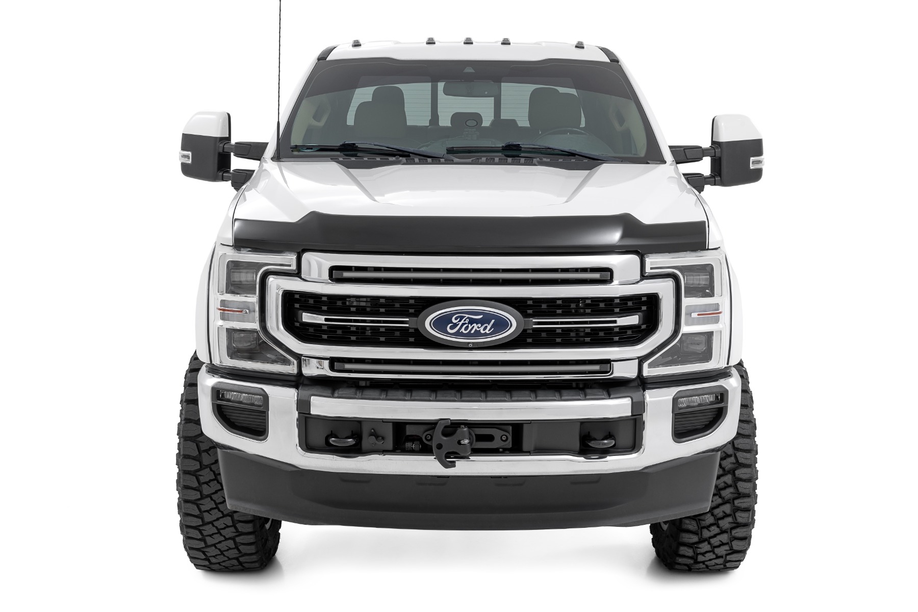 Hood Protector | Gloss Black | Ford Super Duty (2017-2022) - Image 2