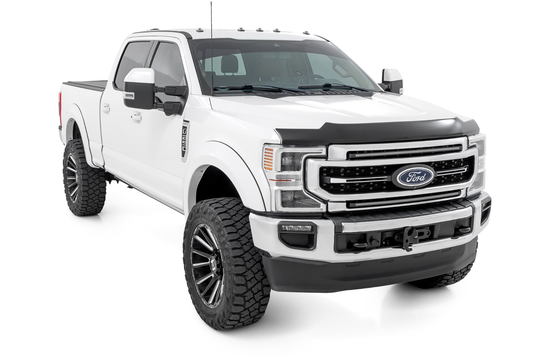 Hood Protector | Gloss Black | Ford Super Duty (2017-2022) - Image 3