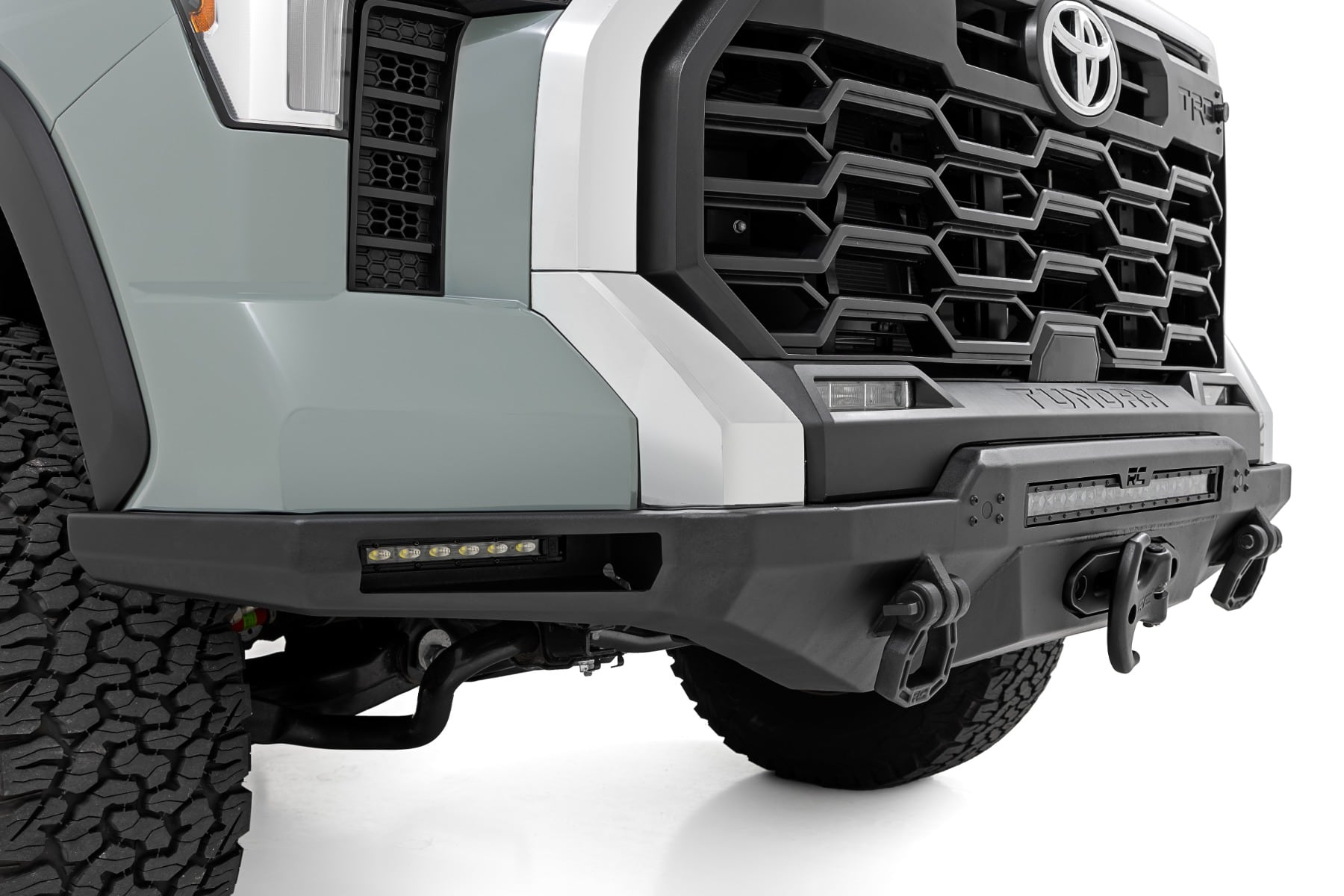 Hybrid Front Bumper | 12000S | Blk LED w/ White DRL | Toyota Tundra (22-26) - Image 5