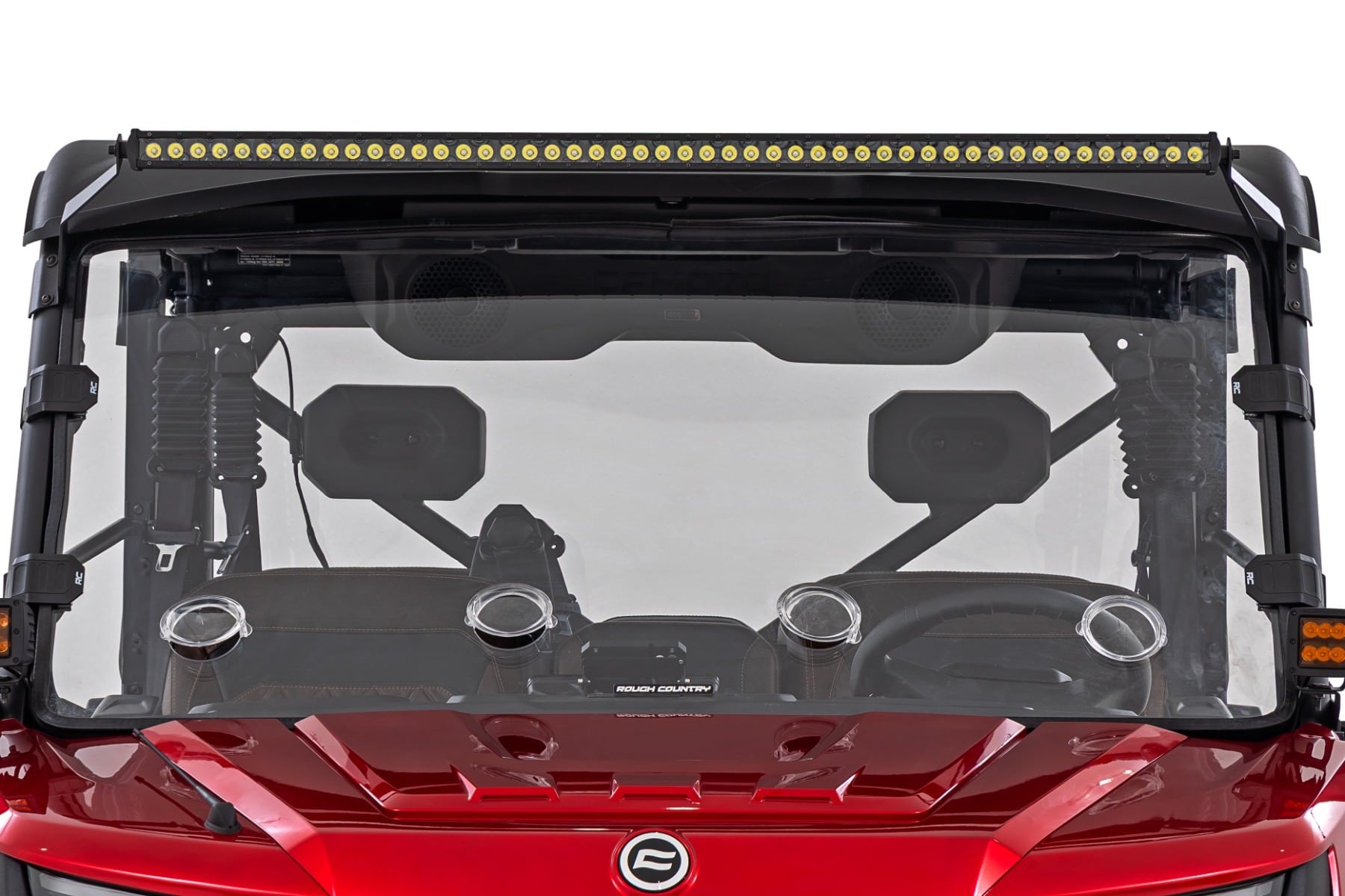 LED Light Mount | 50" Black Single Row | CFMOTO UFORCE U10 Pro - Image 5