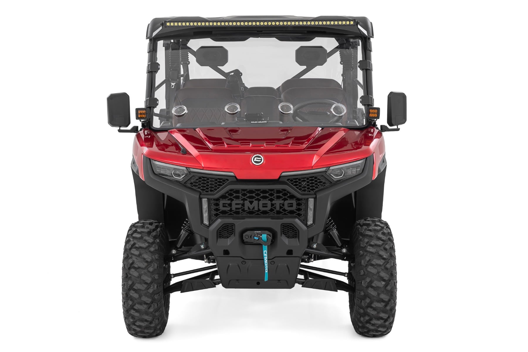 LED Light Mount | 50" Black Single Row | CFMOTO UFORCE U10 Pro - Image 3