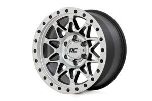 Rough Country 78 Series Wheel | Simulated Beadlock | Full Machine | 17x8.5 | 5x5 | +0mm
