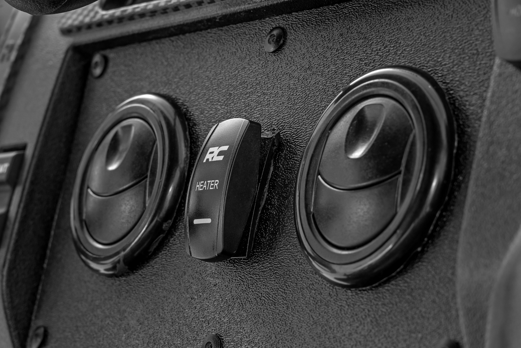 Rocker Switch | Cab Heater | 2x1 with Logo | Blue Back Light | Polaris General XP 4 1000 - Image 5