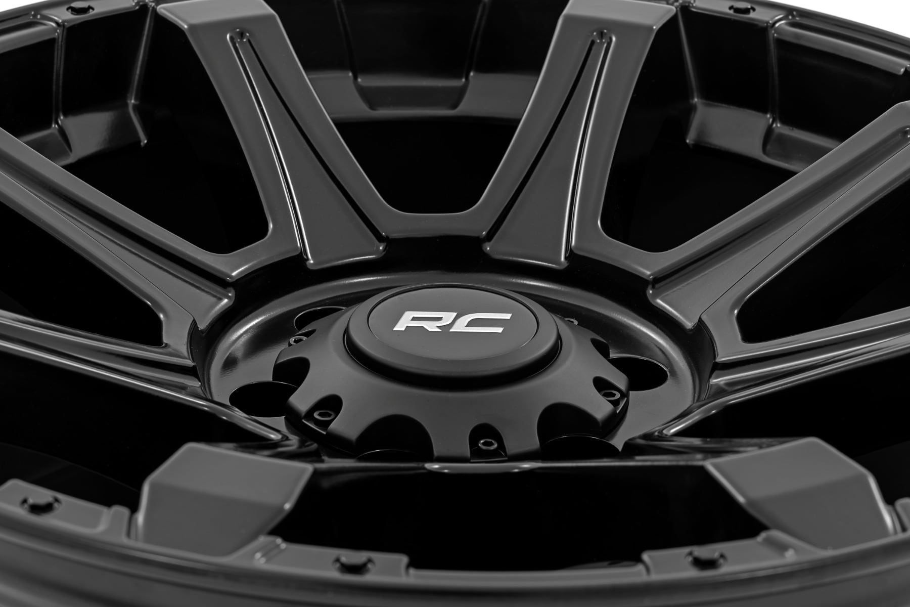 Rough Country 81 Series Wheel | One-Piece | Semi Gloss Black | 20x9 | 6x5.5 | 0mm - Image 6