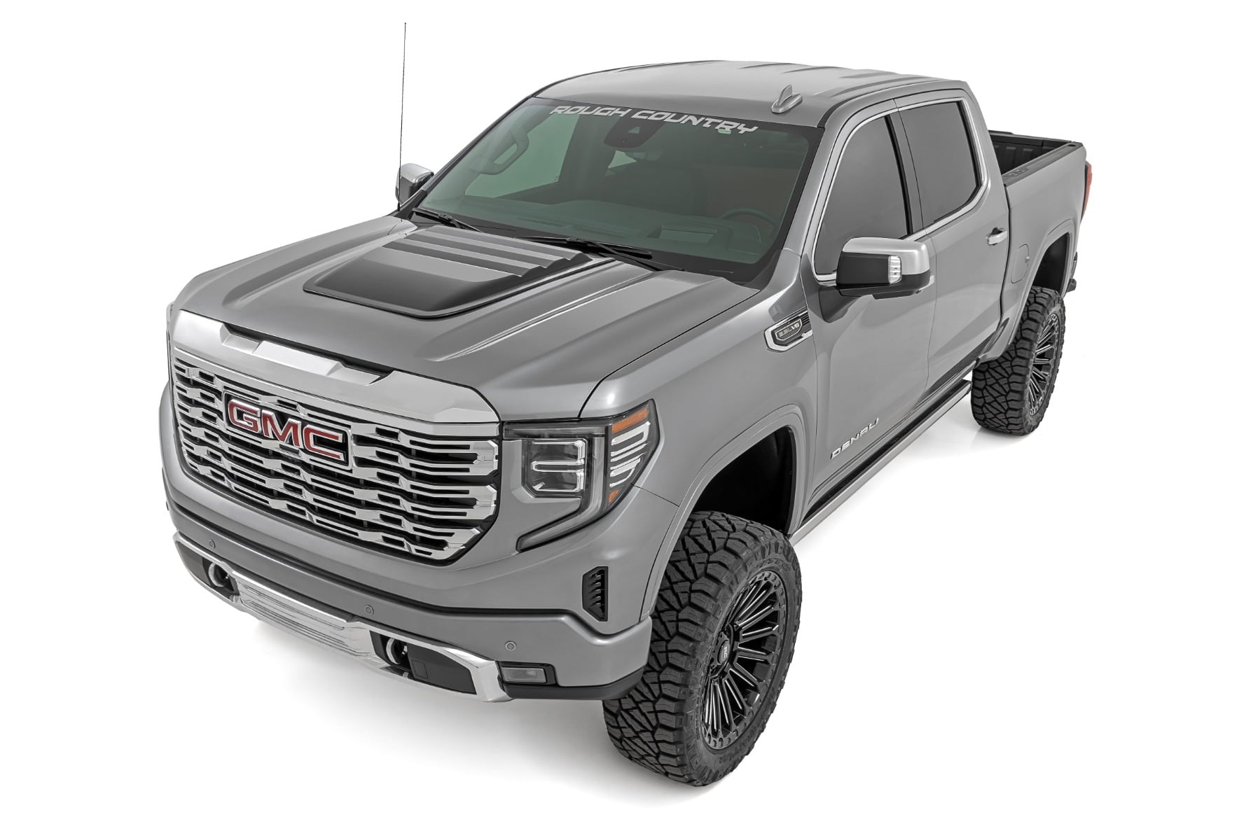 Hood Scoop | G9K Satin Steel | GMC Sierra 1500 2WD/4WD (2019-2026) - Image 3