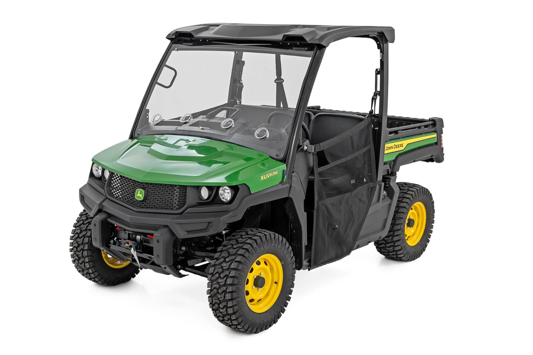 Vented Full Windshield | Scratch Resistant | John Deere Gator XUV 835 - Image 5