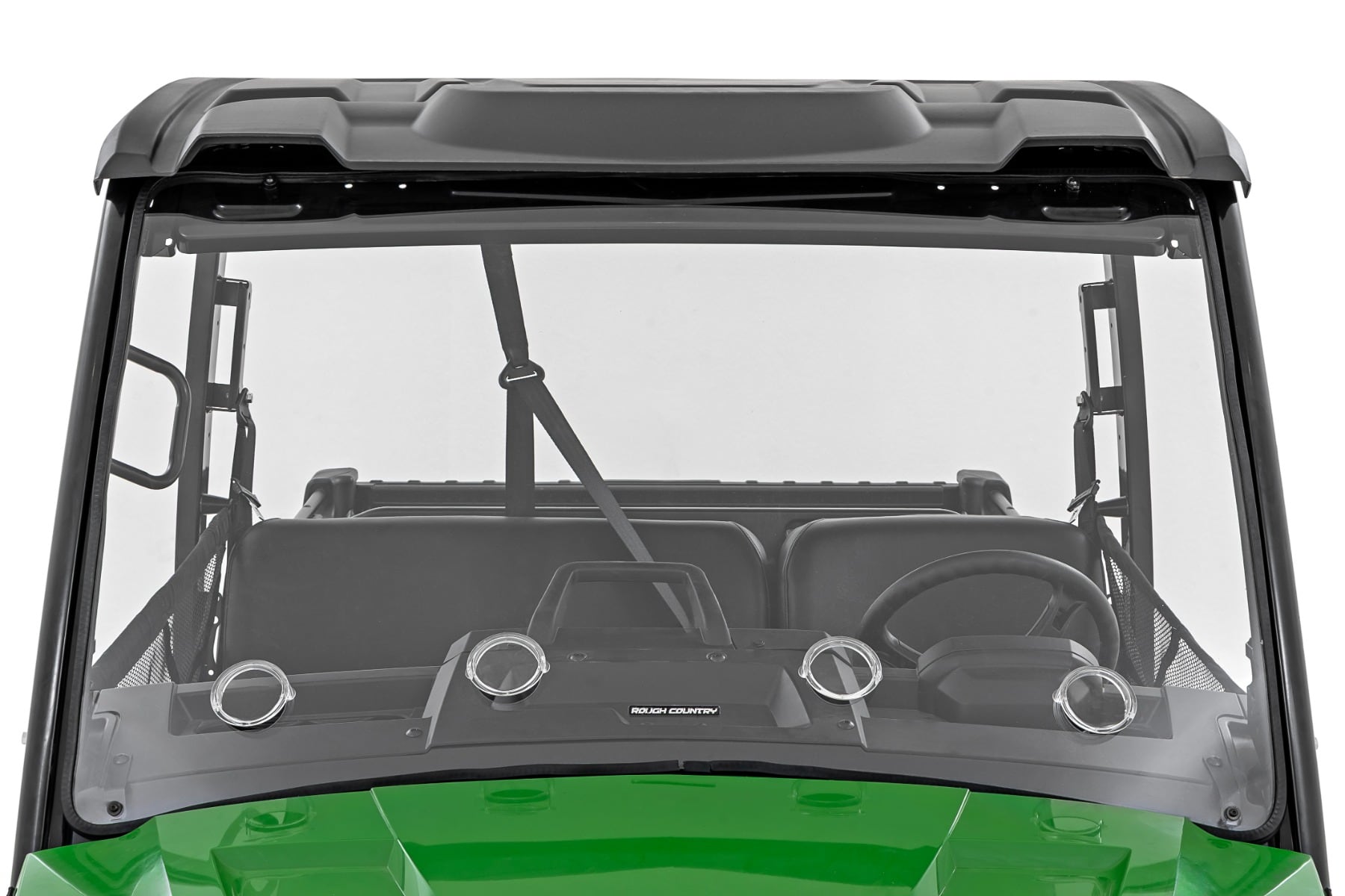 Vented Full Windshield | Scratch Resistant | John Deere Gator XUV 835