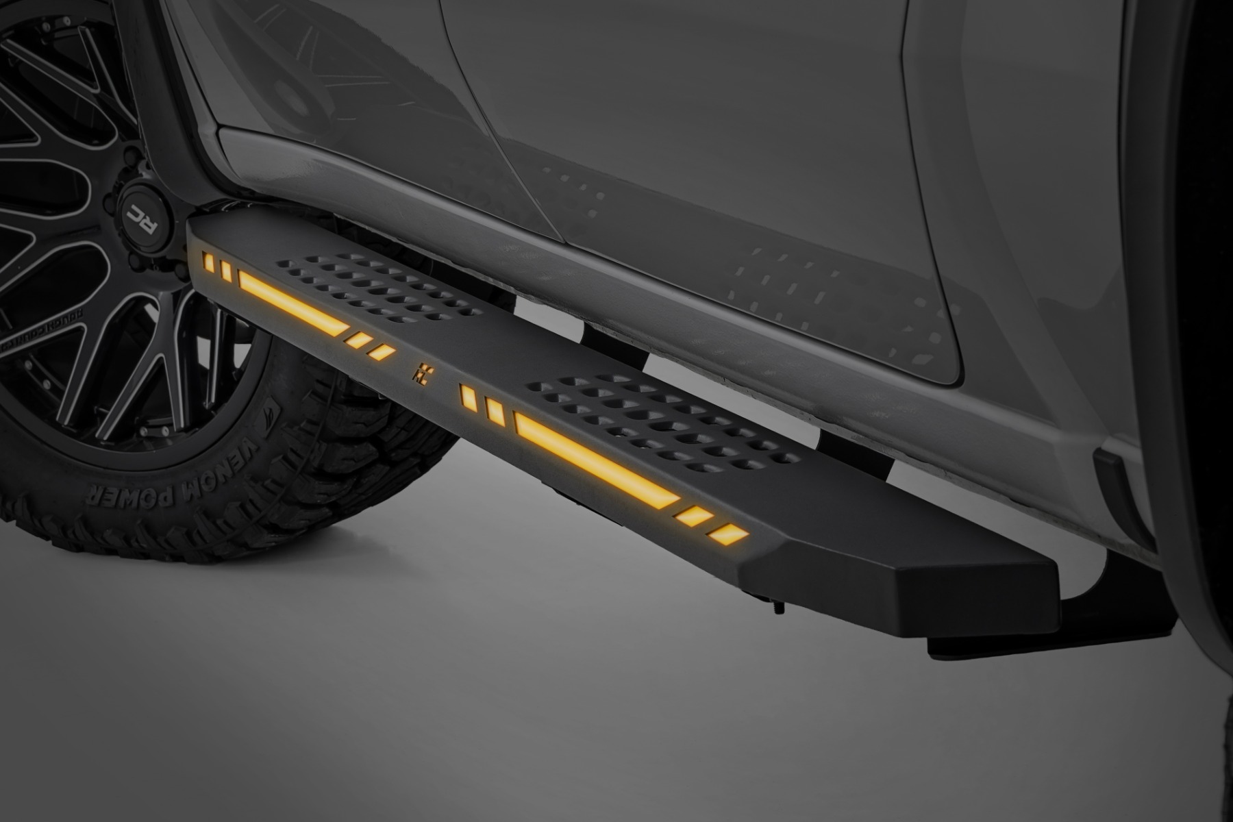 AC2 Running Boards | Amber/White | Crew Cab | Ram 1500 (19-26)/1500 TRX (21-24) - Image 2