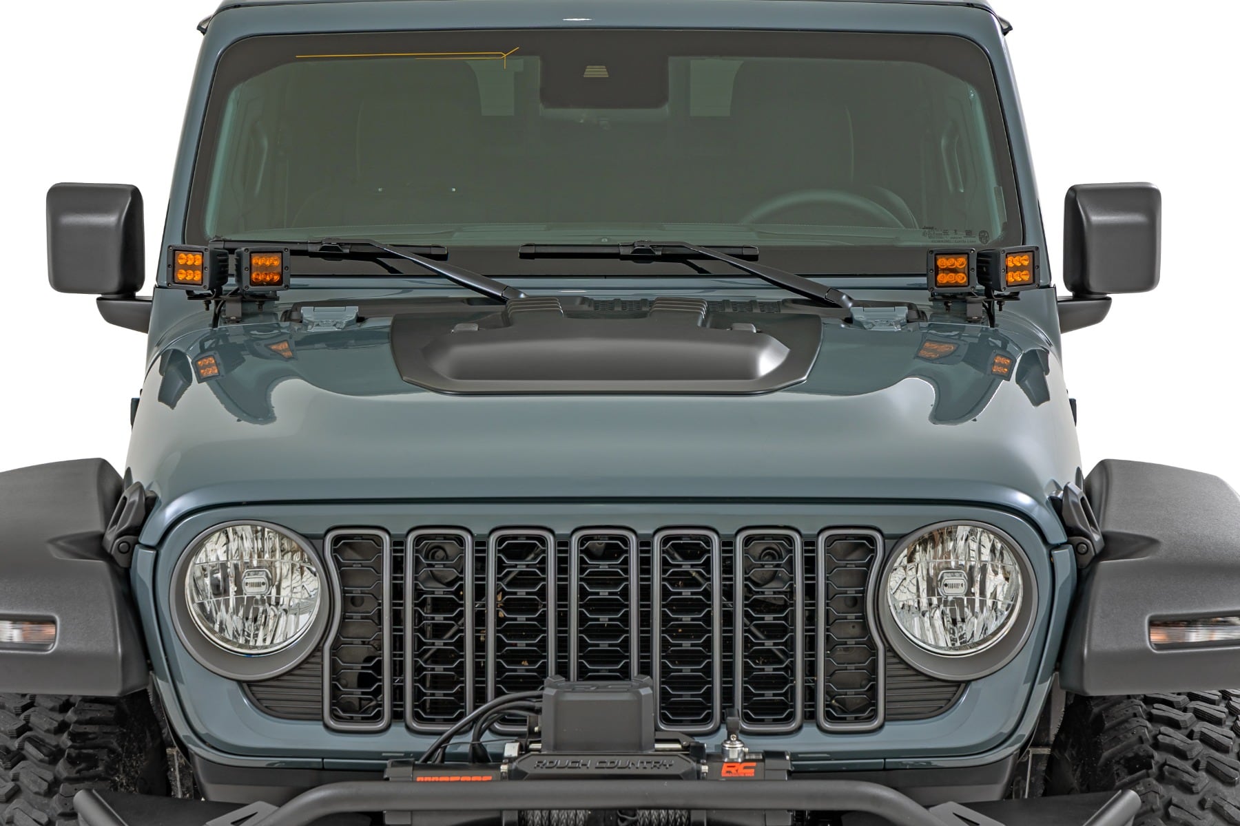 Hood Scoop | PSC Billet Silver | Jeep Gladiator JT/Wrangler JL 4WD (18-26) - Image 2