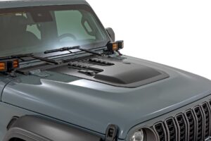 Hood Scoop | PSE Silver Zynith | Jeep Gladiator JT/Wrangler JL 4WD (18-26)