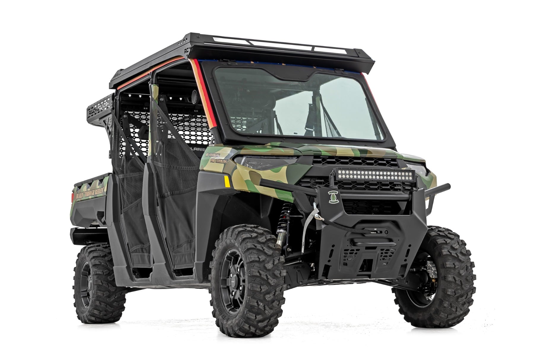 Electric Tilt Windshield | Glass | Formed Frame | Polaris Ranger XP 1000 - Image 2
