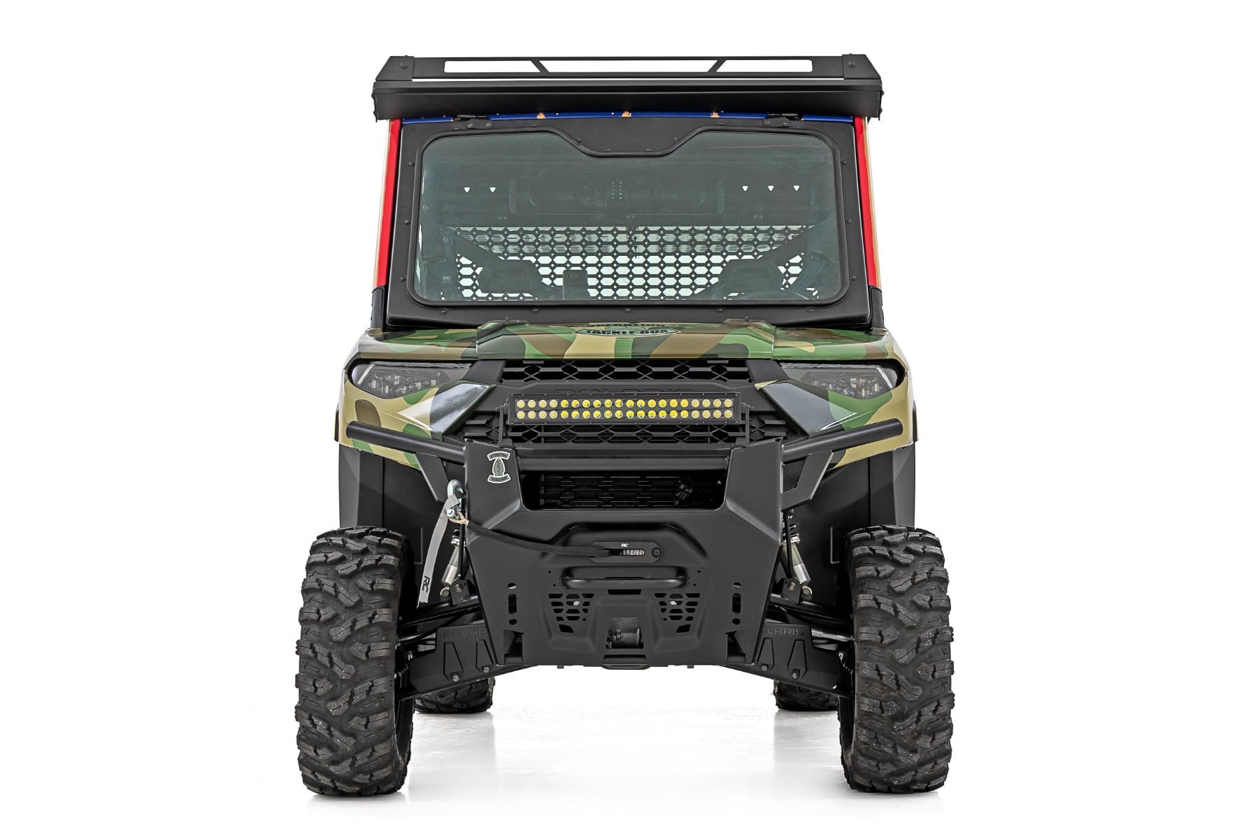 Electric Tilt Windshield | Glass | Formed Frame | Polaris Ranger XP 1000 - Image 3