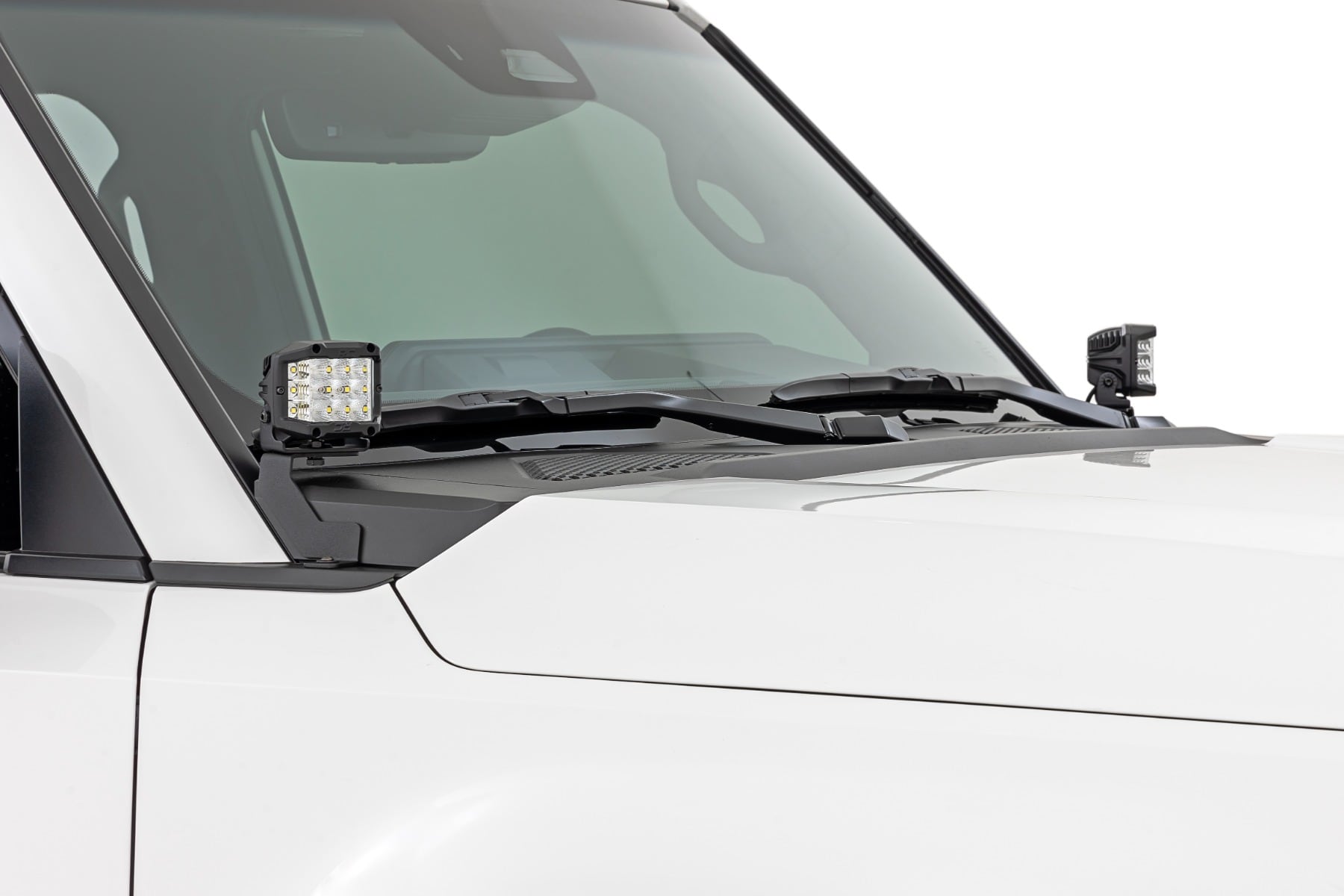 LED Light Kit | Ditch Mount | 2" Black Pair | White DRL | Toyota Land Cruiser (24-26) - Image 4