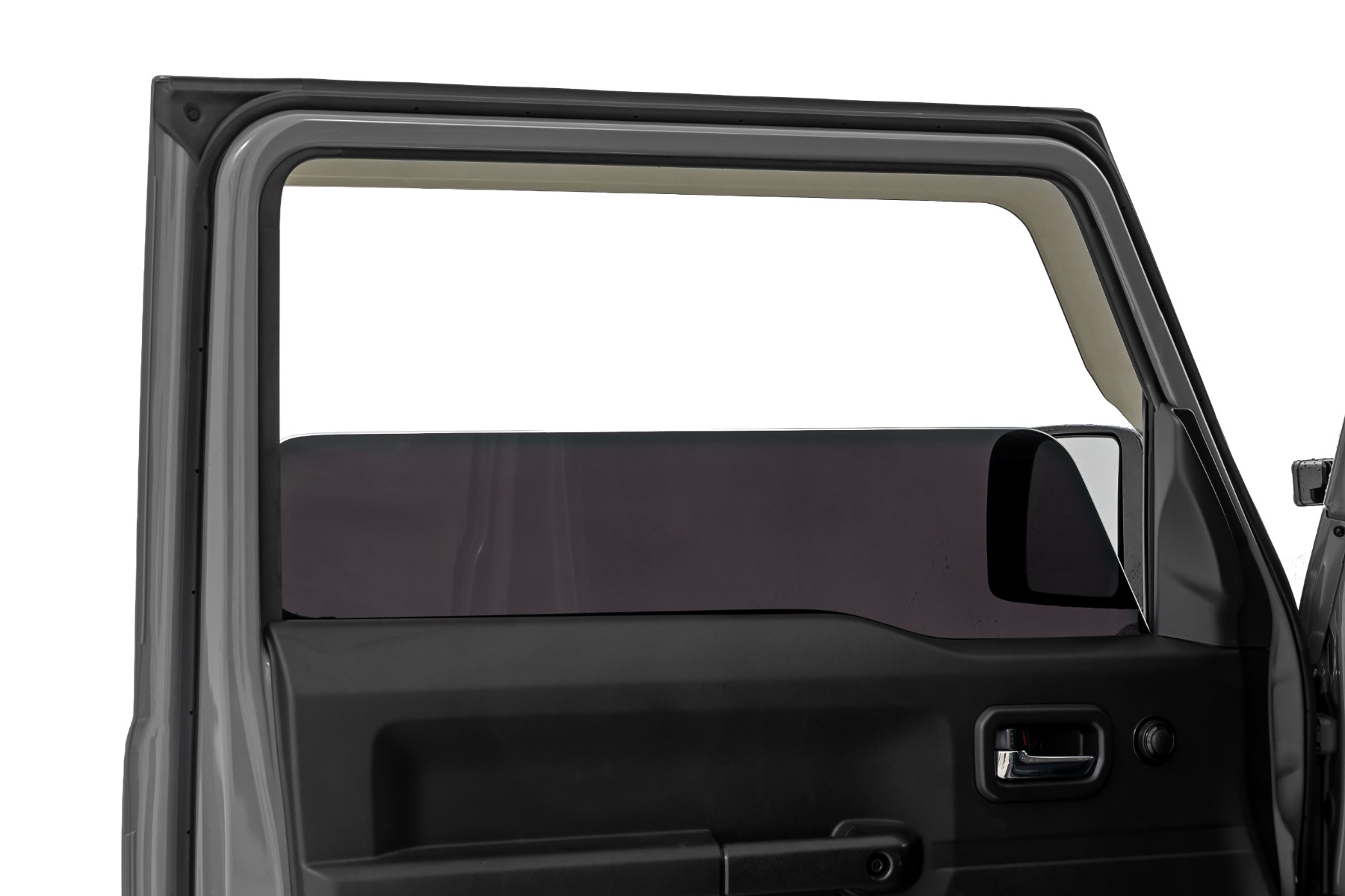 Impact Resistant Side Window Deflectors | Tape On Rain Guard | Suzuki Jimny 3 Door (2018-2026) - Image 3