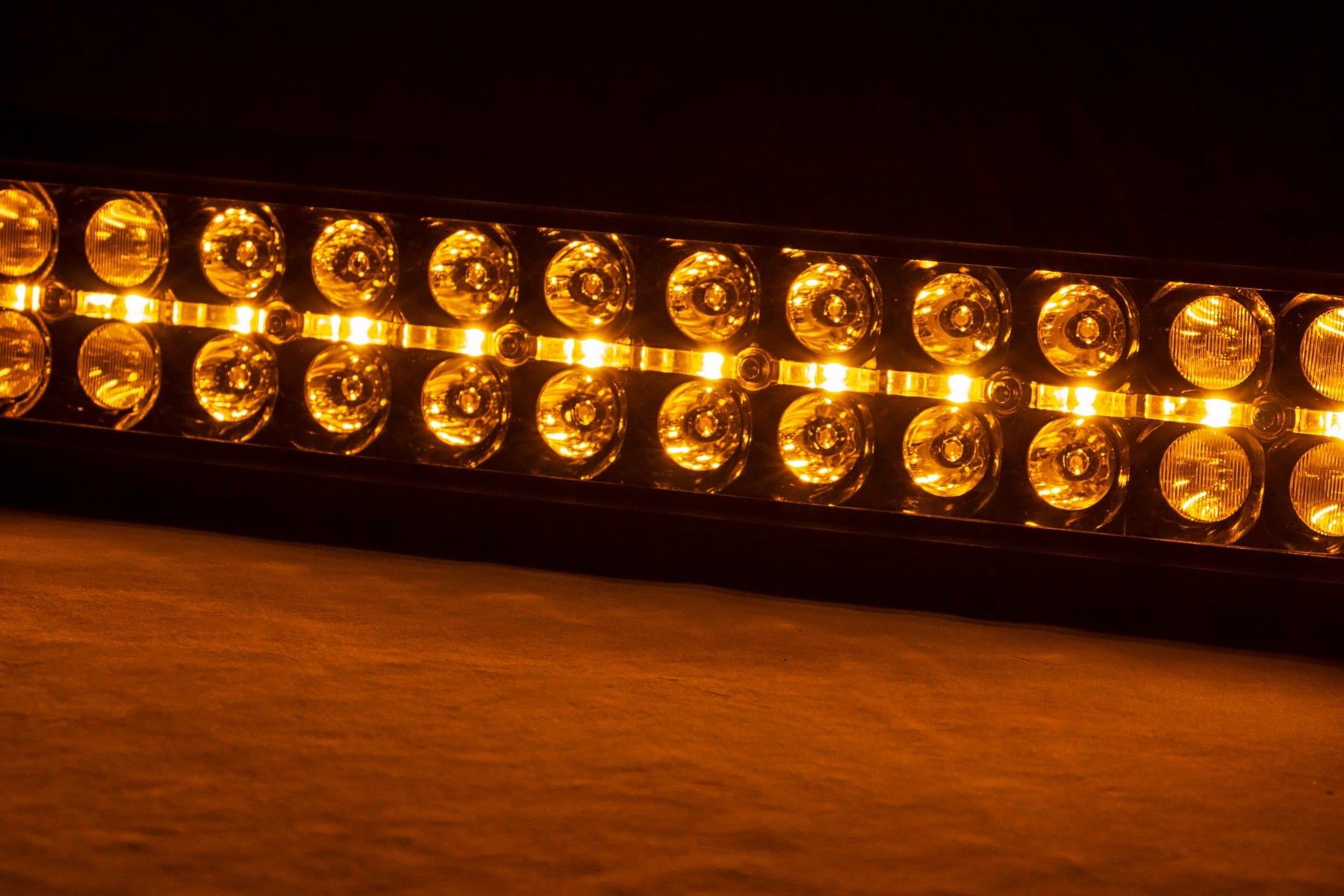 50 Inch Black Series LED Light Bar | Dual Row | Amber DRL - Image 2