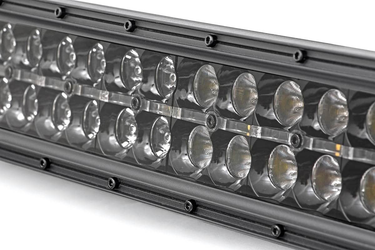 20 Inch Black Series LED Light Bar | Dual Row | Amber DRL - Image 5