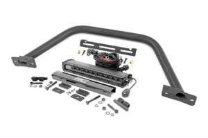 Safari Bar | 12" LED Light Bar | Black | Single Row | OE Modular Steel | Ford Bronco (21-26)