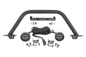 Safari Bar | 3.5" Round LED (Pair) | Black | Amber DRL | OE Modular Steel | Ford Bronco (21-26)