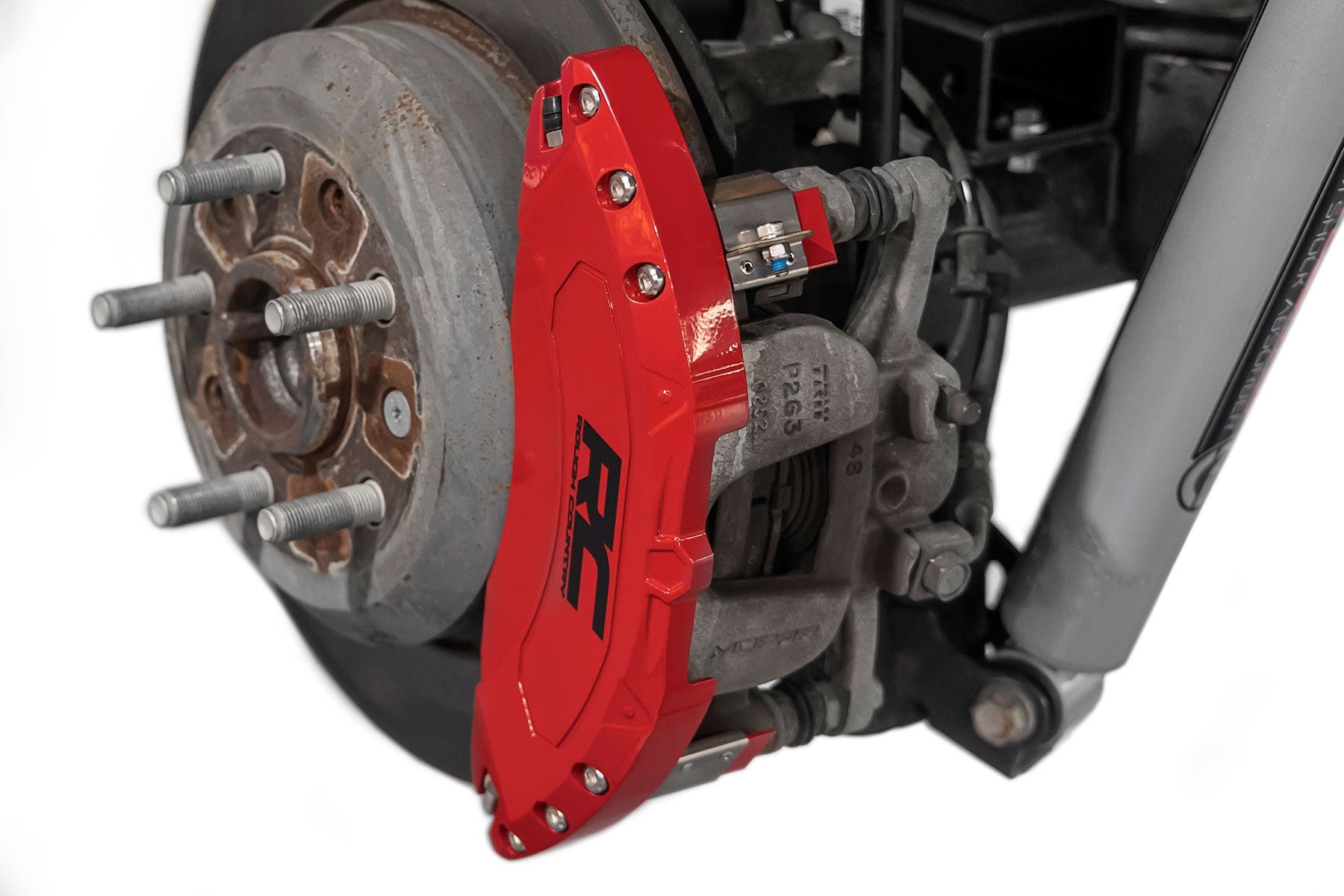 Caliper Covers | Front and Rear | Red | Jeep Gladiator JT 4WD (2020-2026) - Image 6