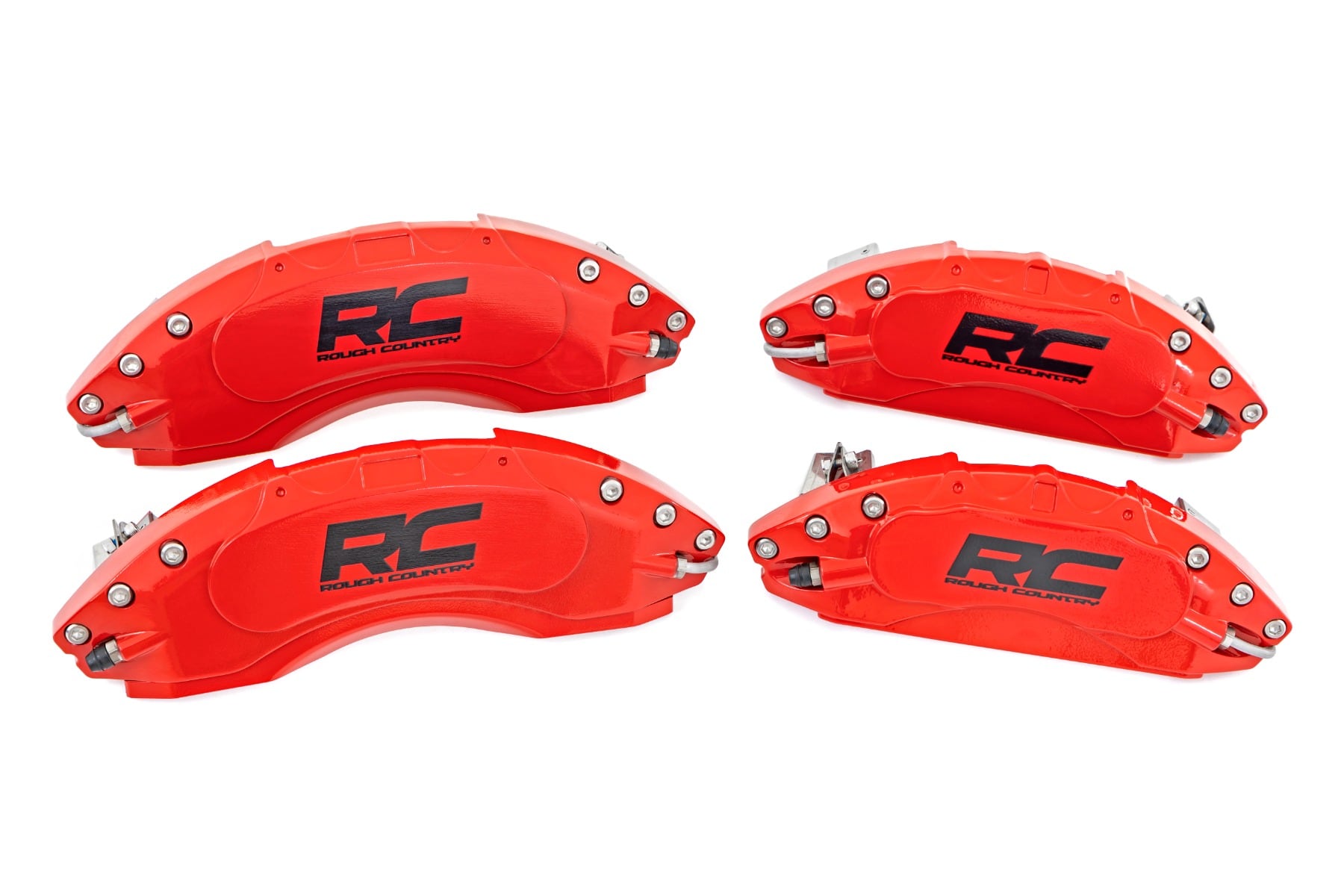 Caliper Covers | Front and Rear | Red | Ford F-150 2WD/4WD (2021-2026) - Image 3