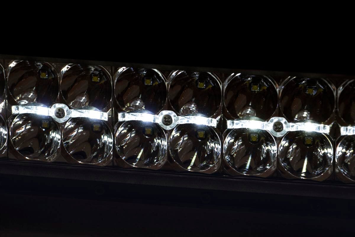 12 Inch Black Series LED Light Bar | Dual Row | White DRL - Image 2
