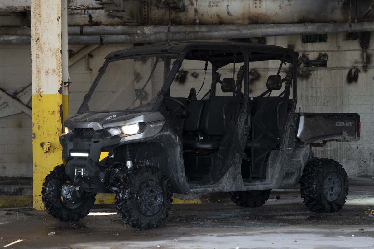 LED Light | Bumper Mount | 12" Black Single Row | Can-Am Defender HD 8/HD 9/HD 10 - Image 3