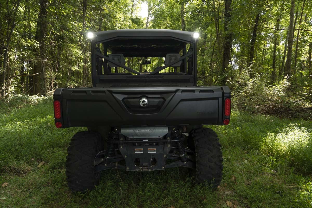 LED Light | Cab Mount | 2" Black Pair | Flood | Can-Am Defender HD 5/HD 8/HD 9/HD 10 - Image 3
