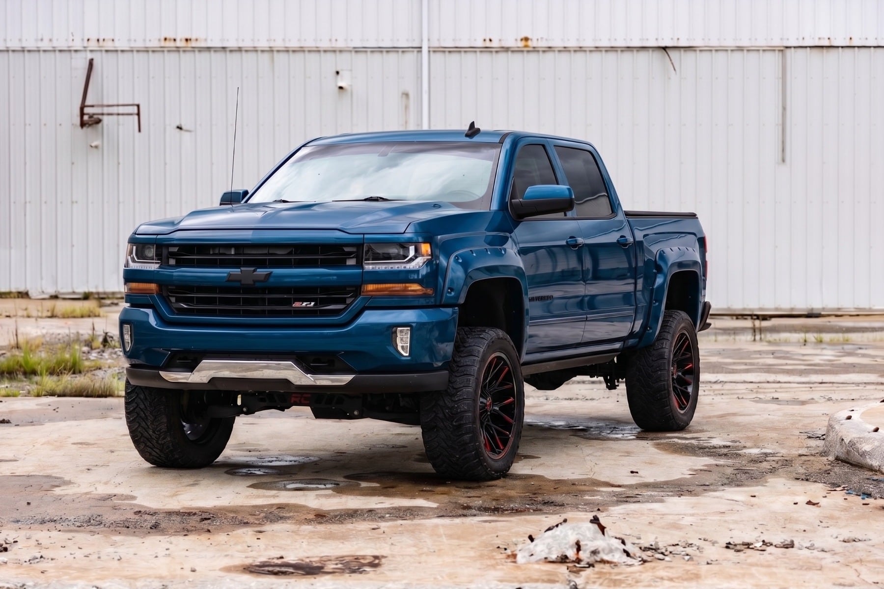 Pocket Fender Flares | 5'9" Bed | G1K Deep Ocean Blue | Chevy Silverado 1500 (14-18 & Classic) - Image 3