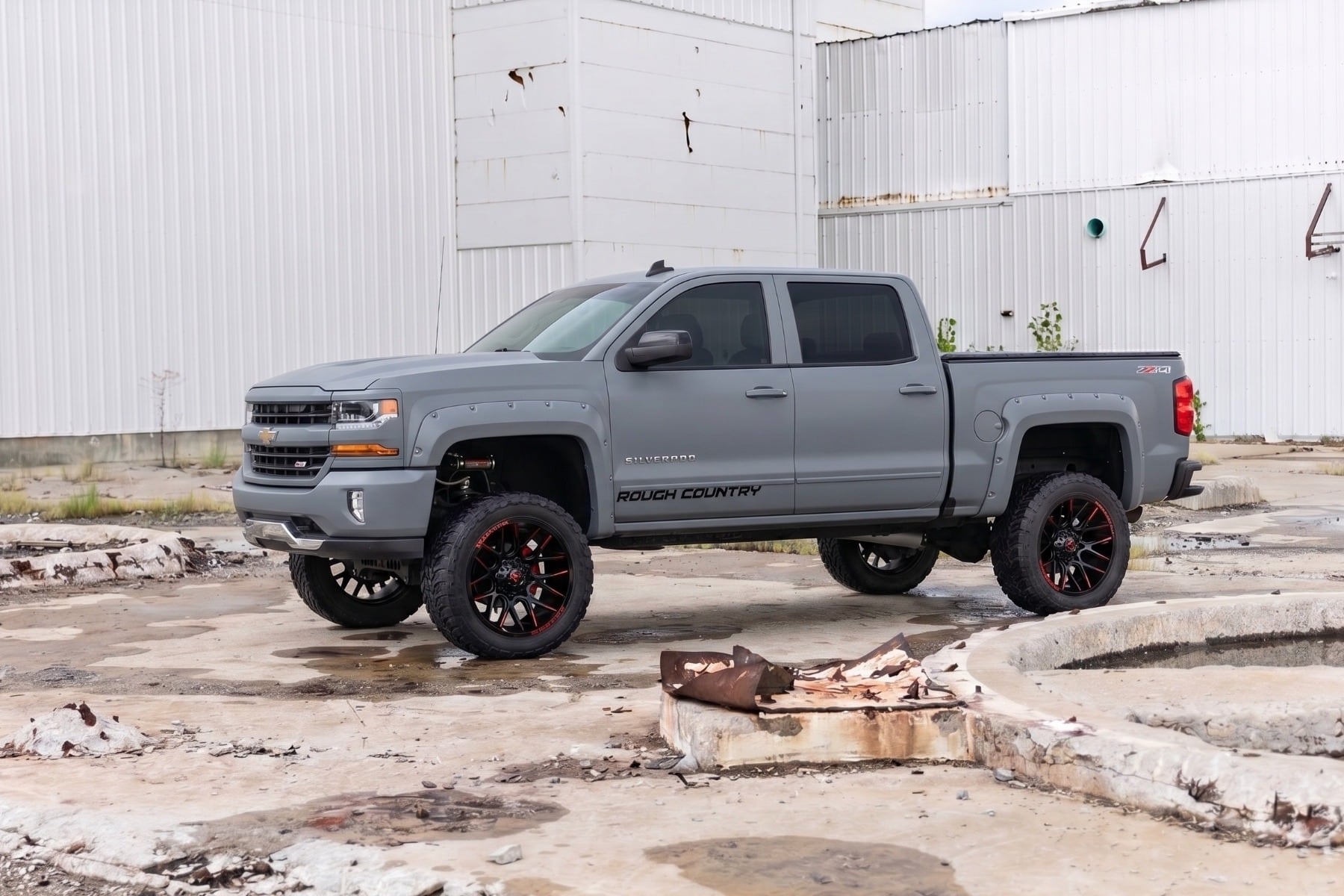 Pocket Fender Flares | 5'9" Bed | G1C Overcast | Chevy Silverado 1500 (14-18 & Classic) - Image 5