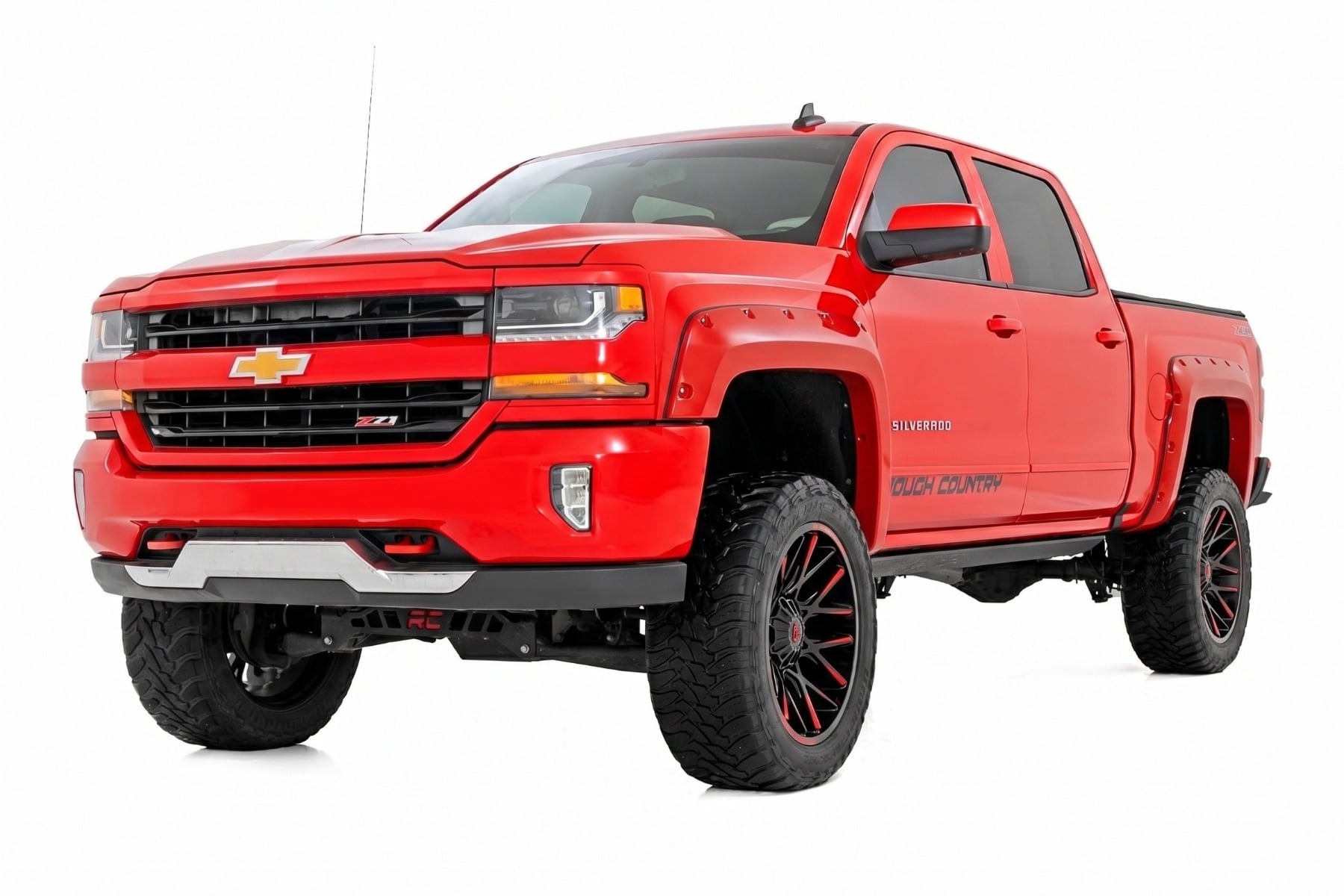 Pocket Fender Flares | 5'9" Bed | G7C Red Hot | Chevy Silverado 1500 (14-18 & Classic) - Image 2