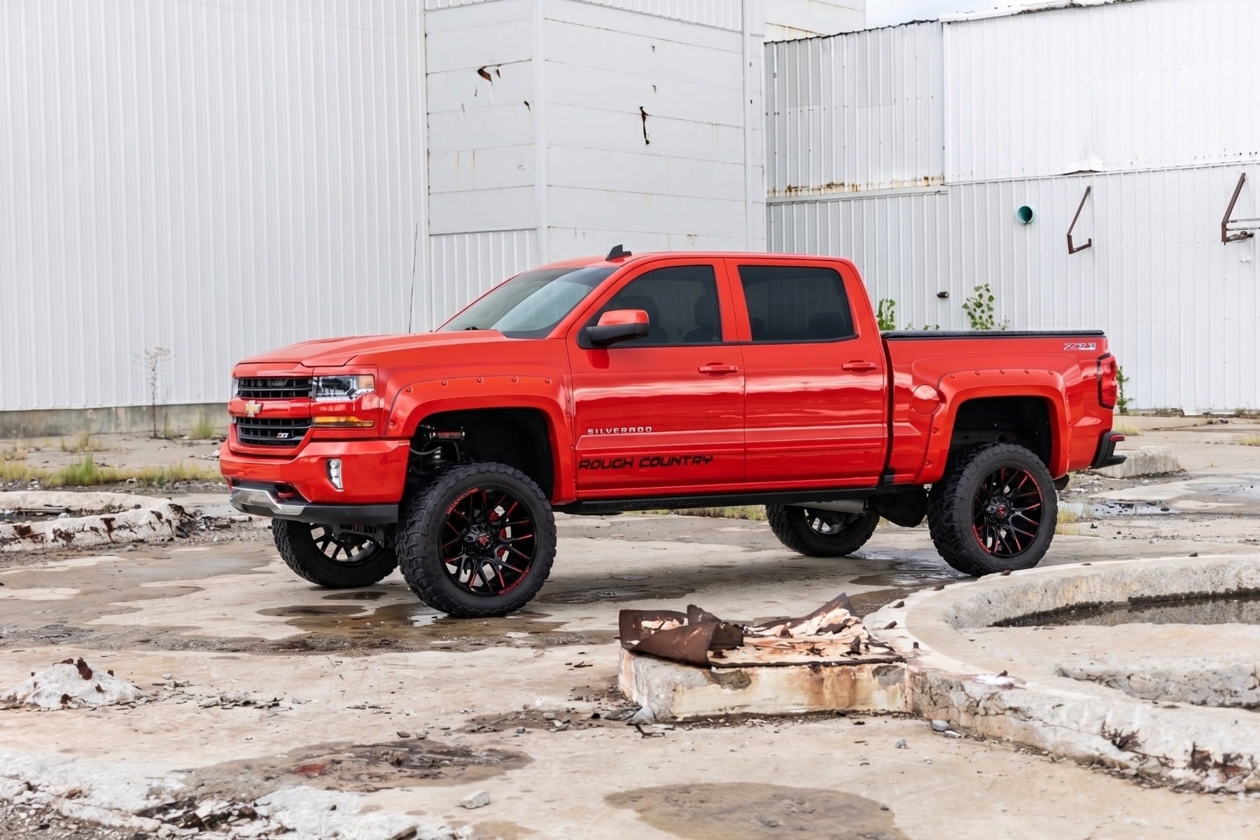 Pocket Fender Flares | 5'9" Bed | G7C Red Hot | Chevy Silverado 1500 (14-18 & Classic) - Image 5
