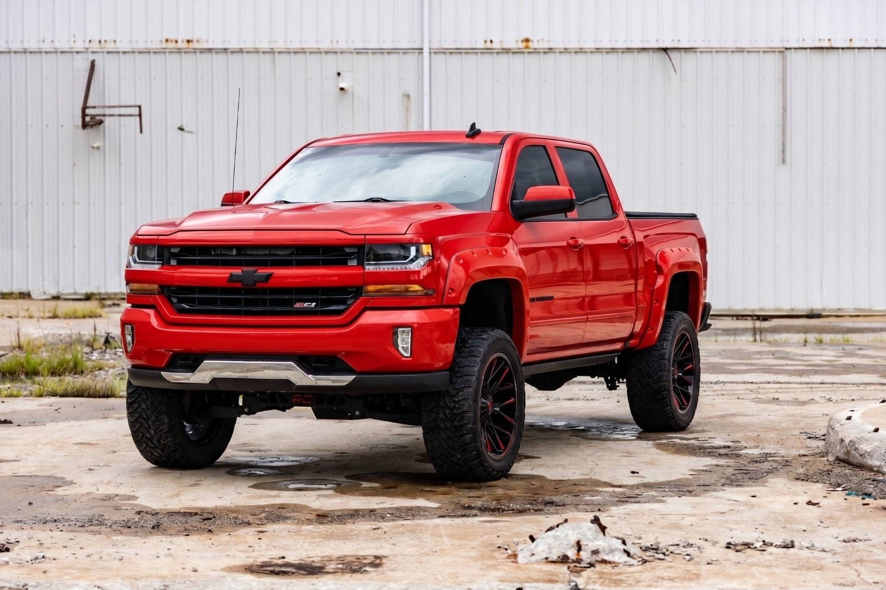 Pocket Fender Flares | 5'9" Bed | G7C Red Hot | Chevy Silverado 1500 (14-18 & Classic) - Image 4