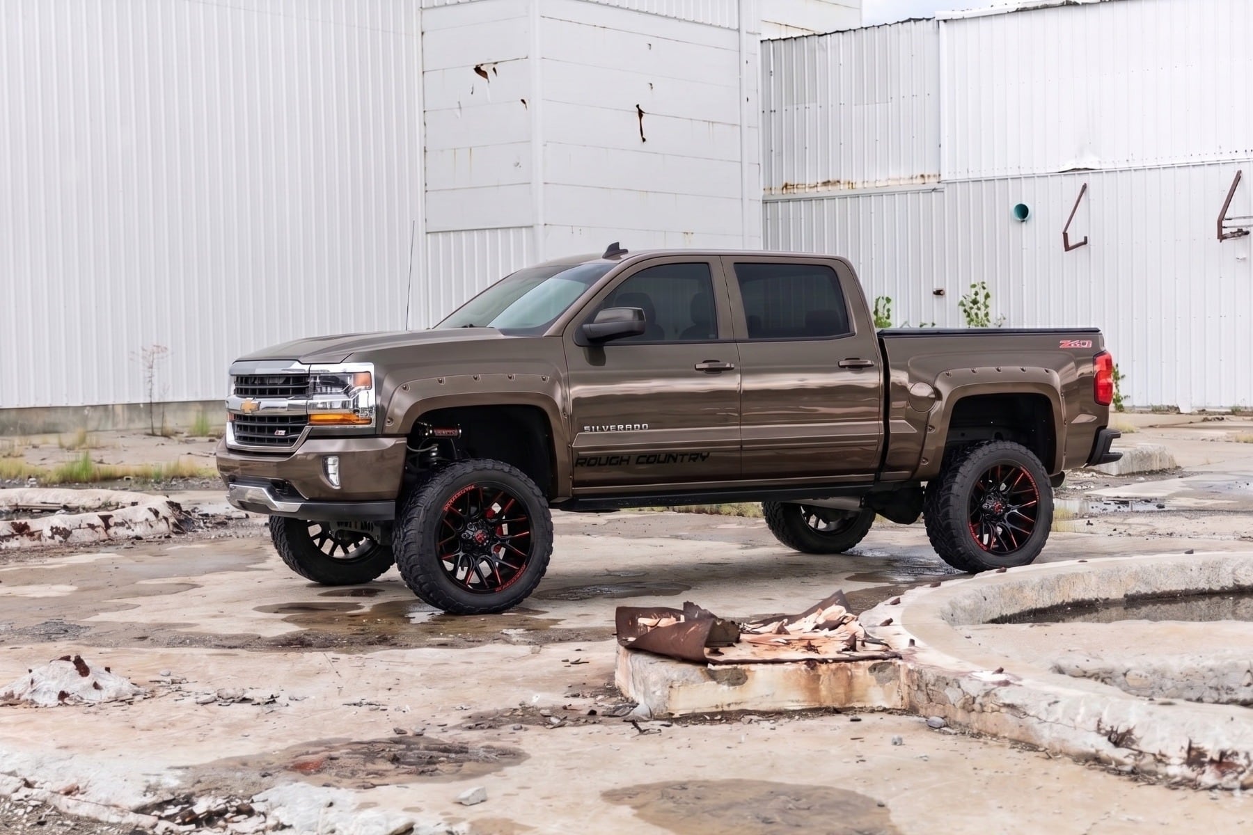 Pocket Fender Flares | 5'9" Bed | GXG Tungsten | Chevy Silverado 1500 (14-18 & Classic) - Image 5