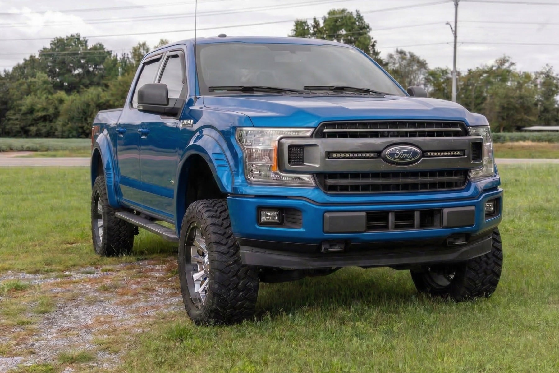 SF1 Fender Flares | E7 Velocity Blue | Ford F-150 2WD/4WD (2018-2020) - Image 6