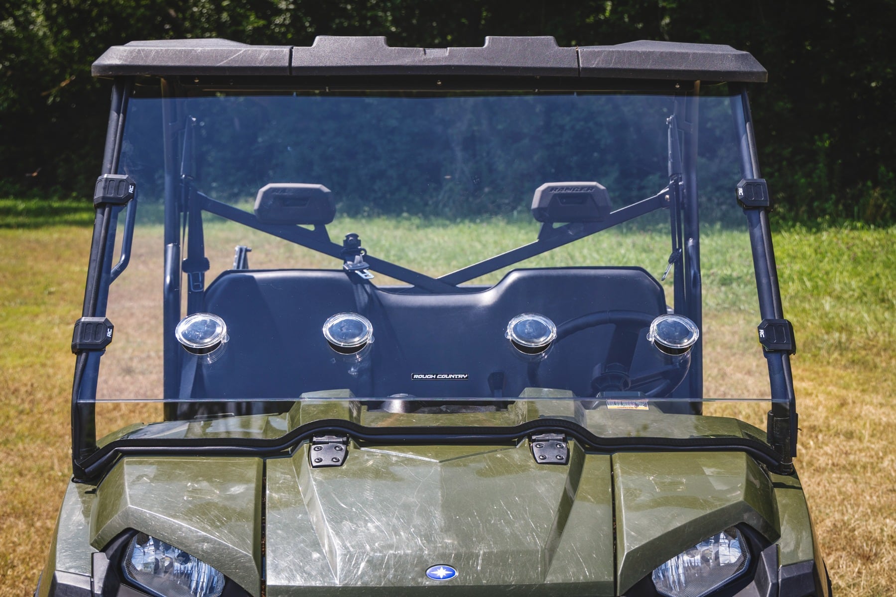 Vented Full Windshield | Scratch Resistant | Polaris Ranger 570 - Image 6
