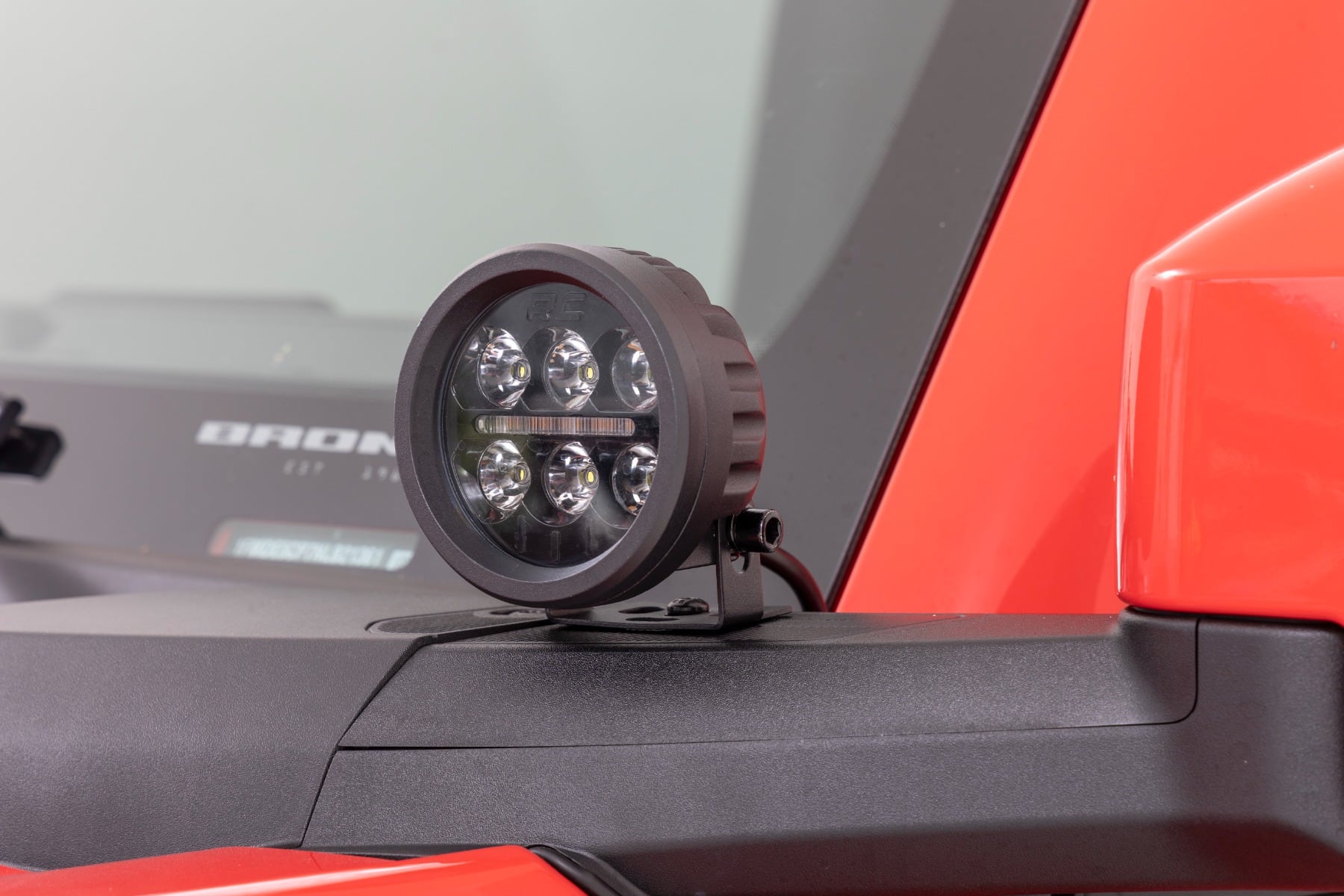 Black Series Round LED Light Pair | 3.5 Inch | Amber DRL - Image 5