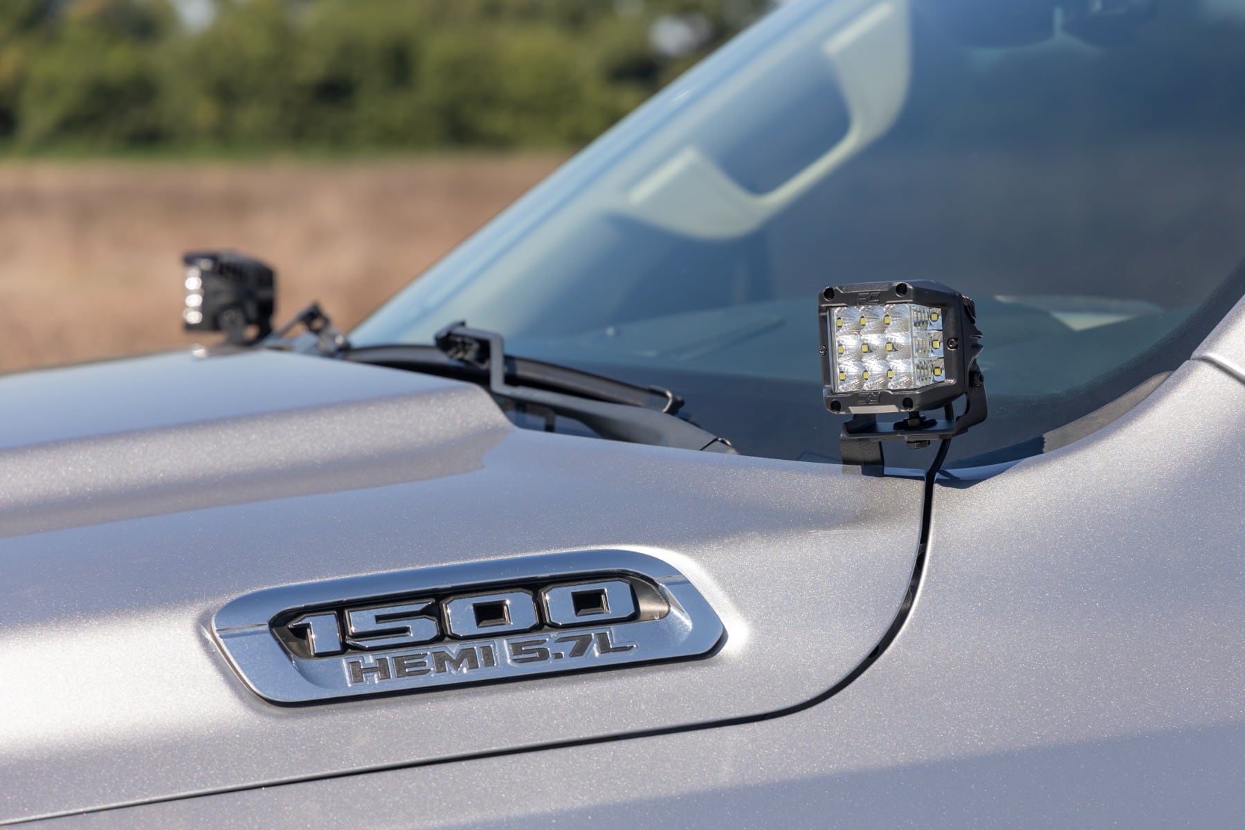 LED Light Kit | Ditch Mount | 2" Black Pair | White DRL | Ram 1500 (19-26) - Image 6