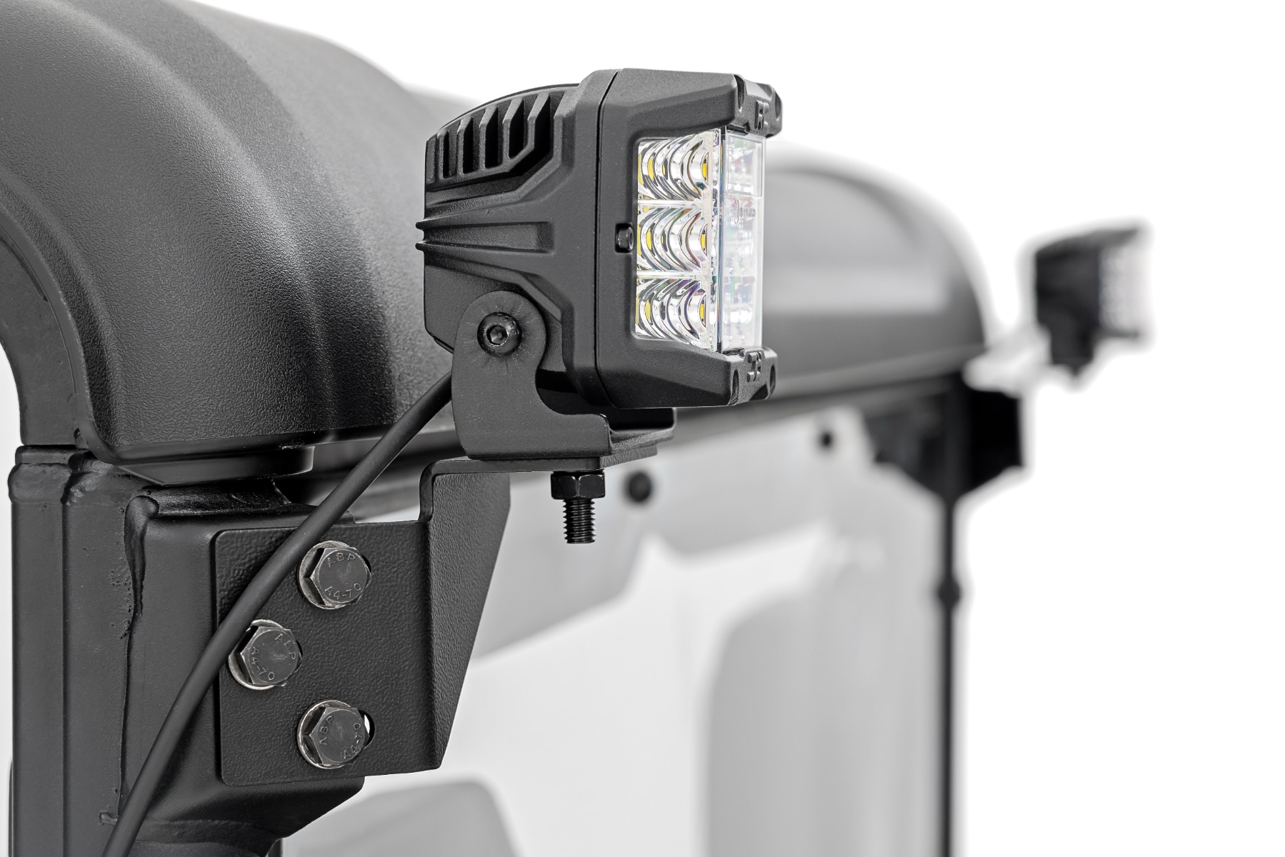LED Light Kit | Rear Mount | 2" Black Pair | Amber DRL | CFMOTO UFORCE U10 Pro - Image 4