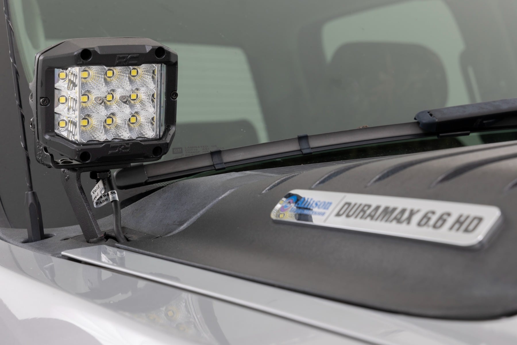 LED Light Kit | Ditch Mount | 2" Black Pair | Spot | Chevy 1500 & Chevy/GMC 2500HD/3500HD (07-14) - Image 5