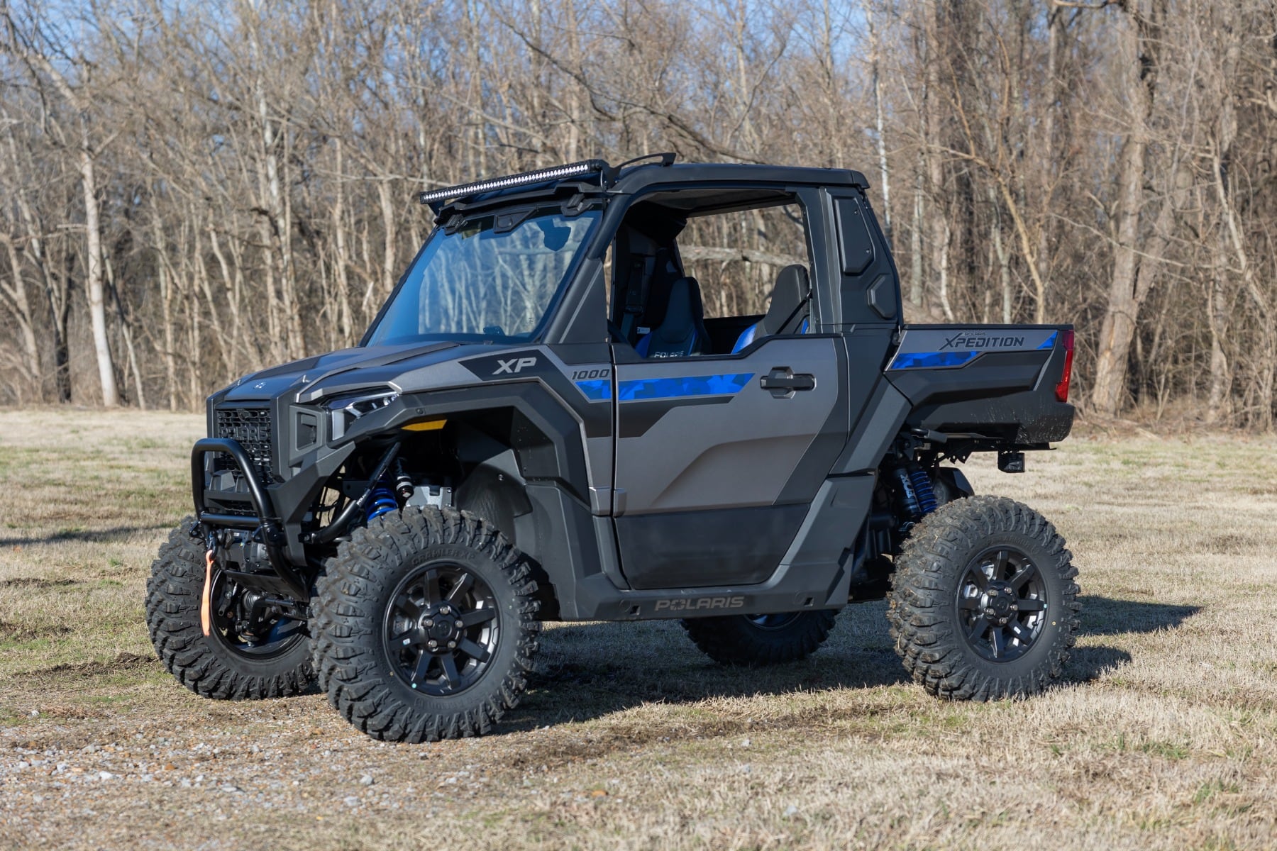 50" Single Row Light Mount | Front | Black Series | Polaris XPEDITION ADV 5 - Image 6