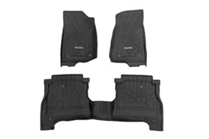 Flex-Fit Floor Mats | FR & RR | RR Lockable | Jeep Gladiator JT 4WD (20-26)