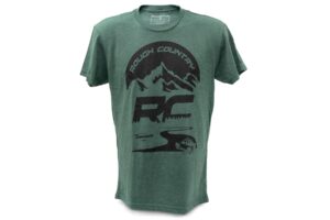 Rough Country T-Shirt | RC Mountains | Forest Green | 2XL