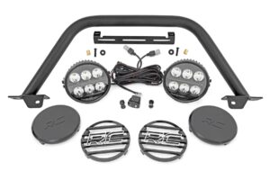 Safari Bar | 6.5 Inch Round LED | OE Modular Steel | Ford Bronco 4WD (21-26)