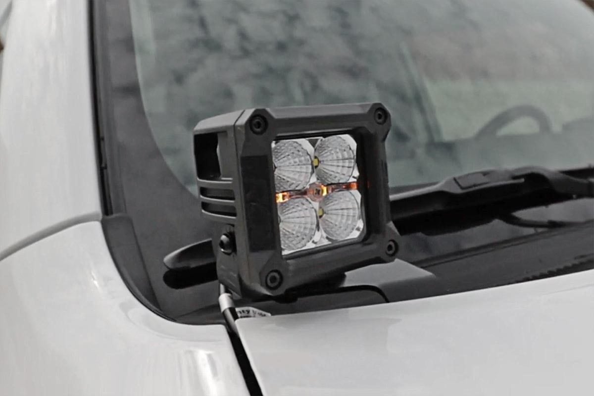 LED Light Kit | Ditch Mount | 2" Black Spot Pair | Toyota 4Runner (10-24) - Image 2