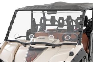 Vented Full Windshield | Scratch Resistant | Yamaha Viking 700