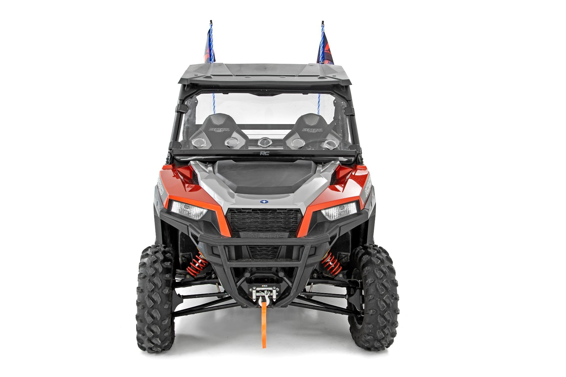 Vented Full Windshield | Scratch Resistant | Polaris General XP 4 1000 - Image 4