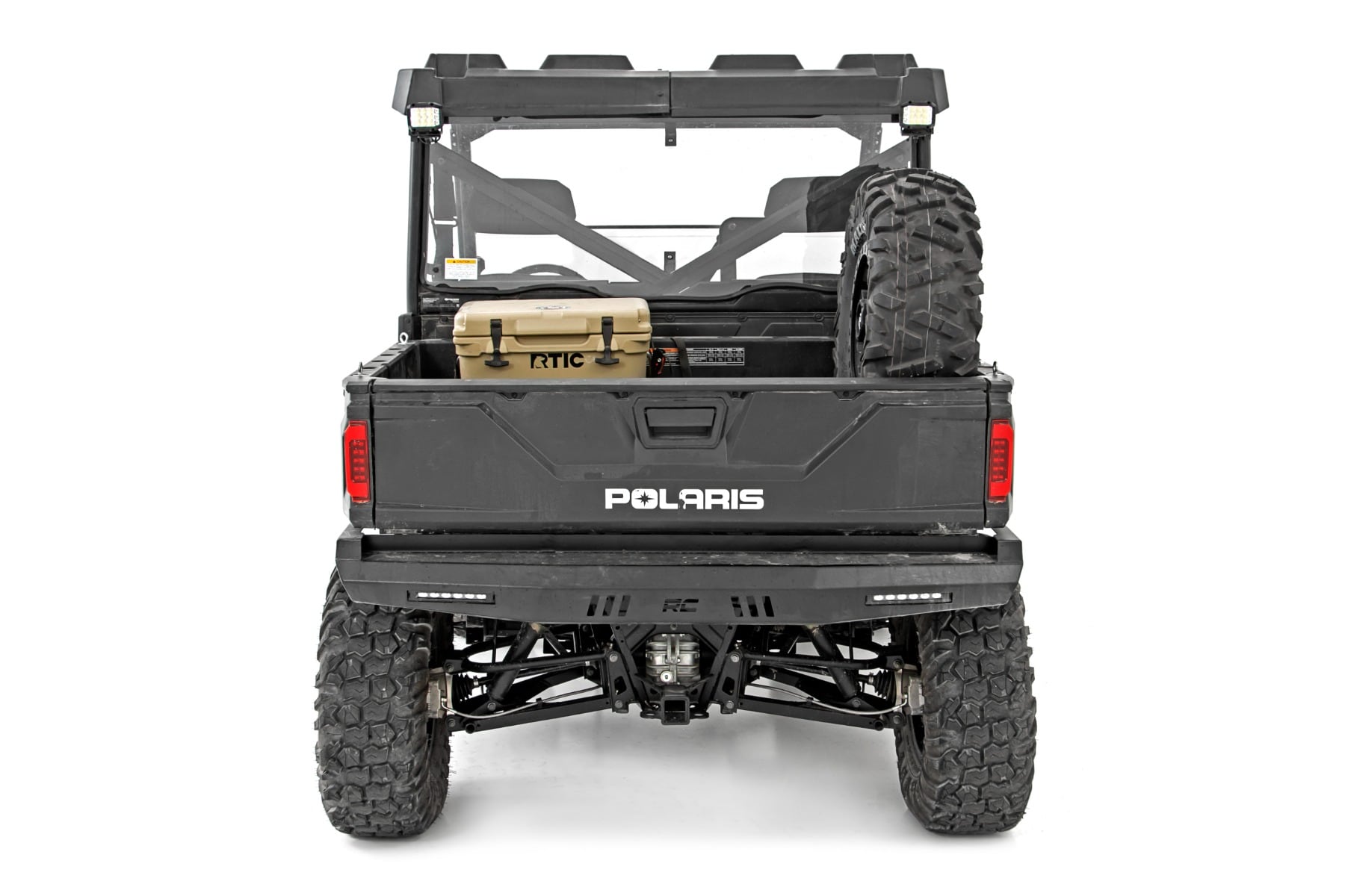 LED Light | RR Cage Mount | 2" Black Flood Pair | Polaris Ranger 1000/Ranger XP 900/1000 - Image 3