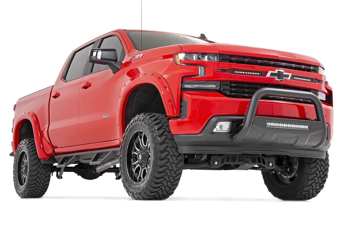 LED Light Kit | Grille Mount | 10" Chrome Slimline Pair | Chevy Silverado 1500 (19-22) - Image 4
