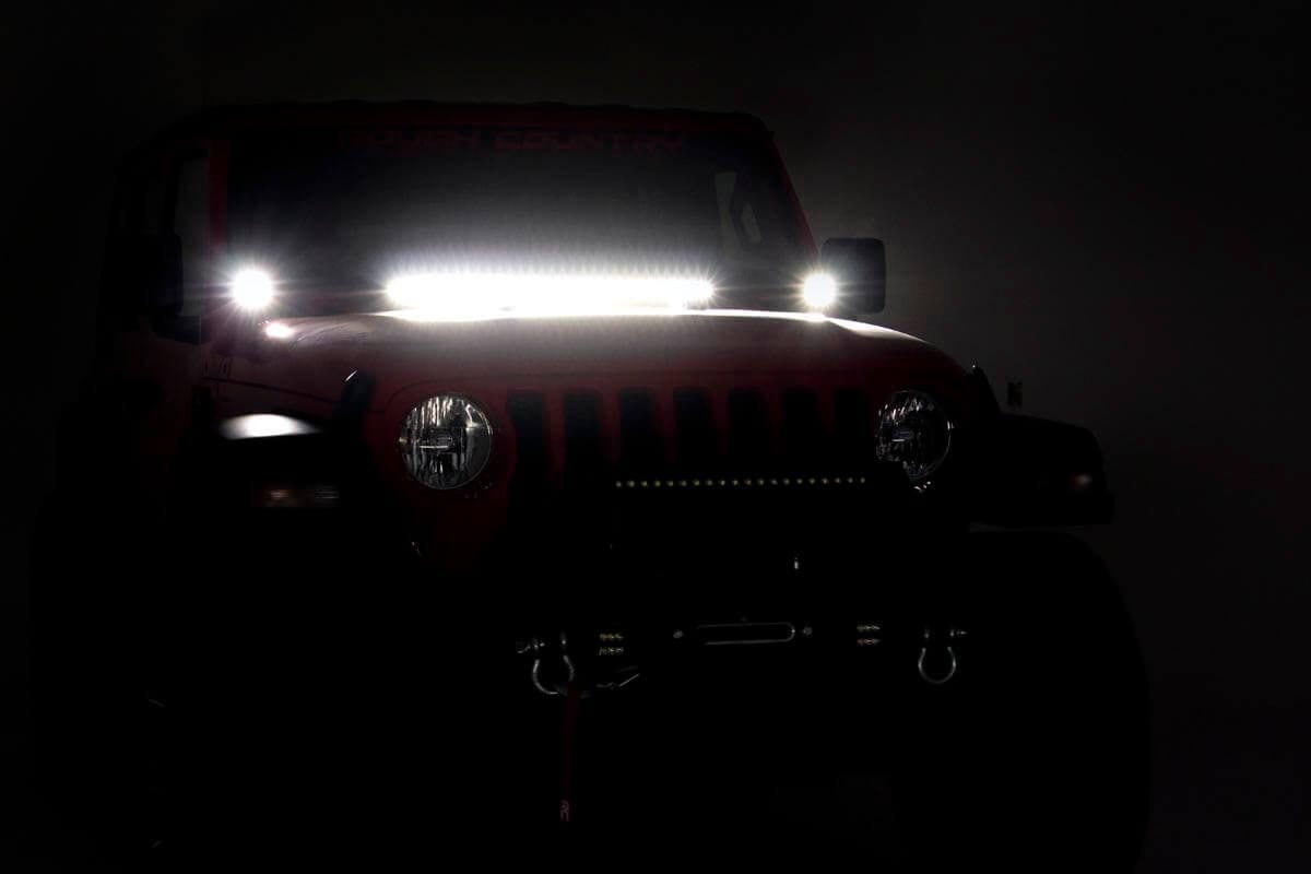 LED Hood Kit | 30" | Spectrum Series | Jeep Gladiator JT/Wrangler JL (18-26) - Image 5
