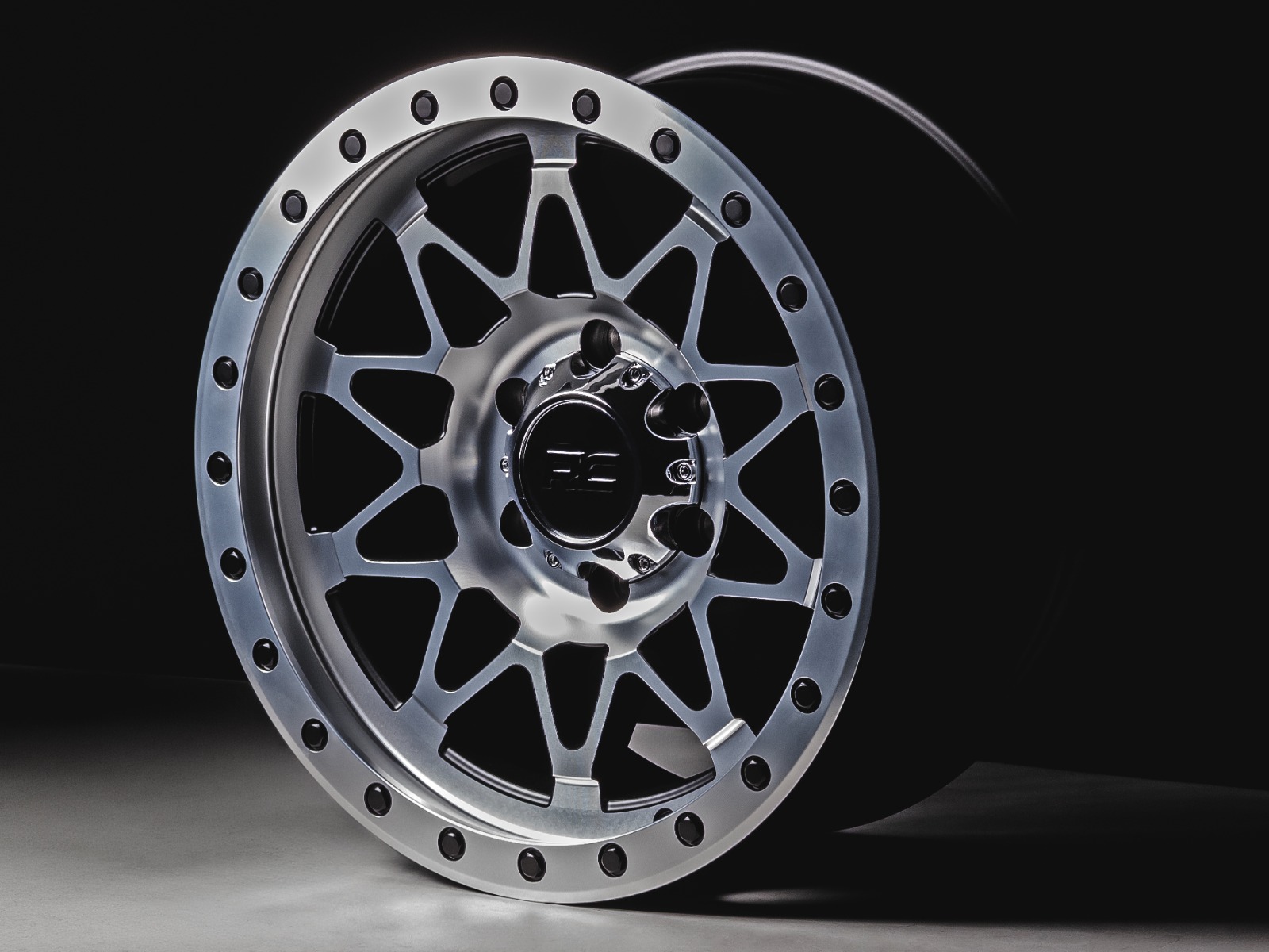 Rough Country 78 Series Wheel | Simulated Beadlock | Full Machine | 18x9 | 8x170 | -12mm - Image 6